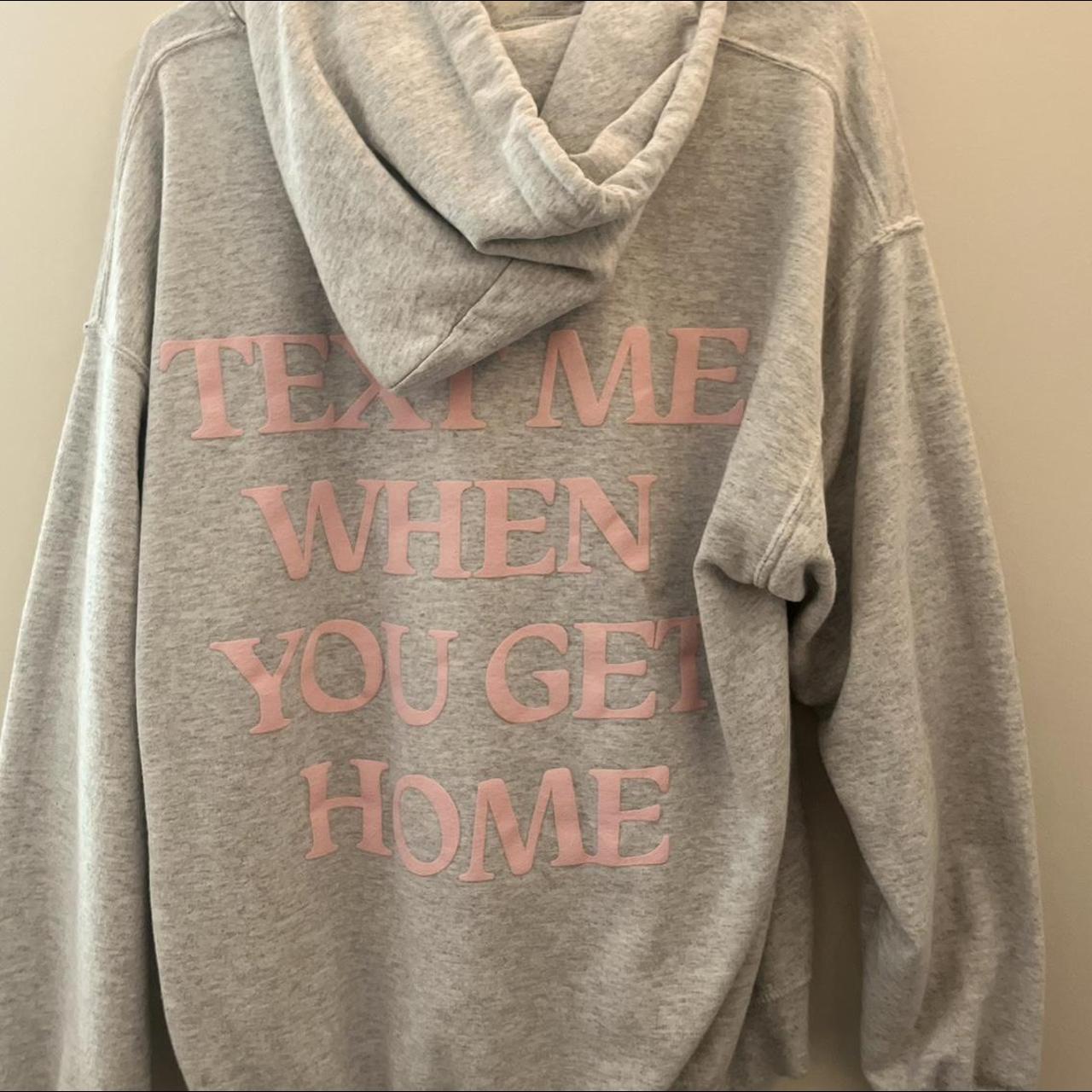 Lonely Ghost Women's Grey and Pink Hoodie (3)