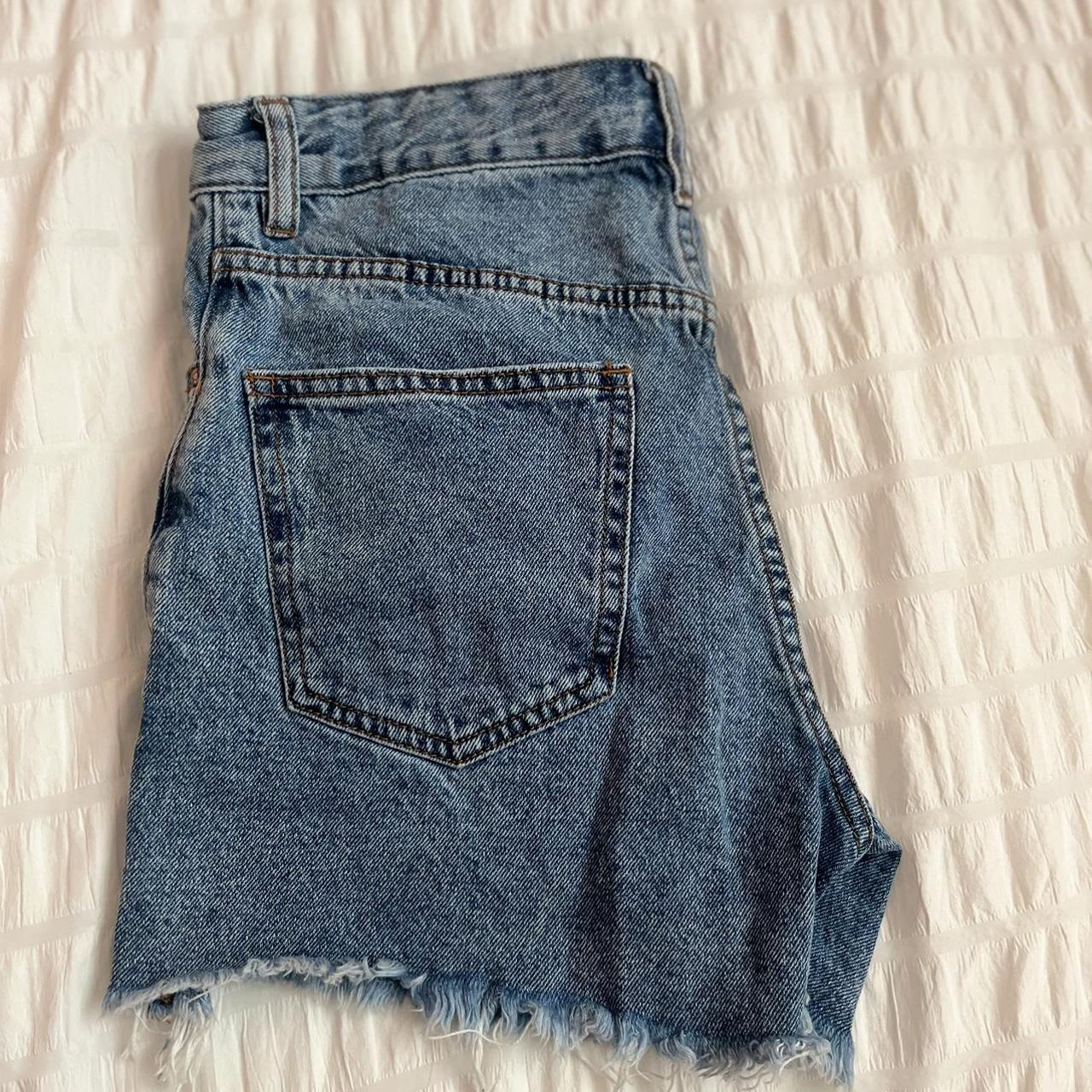 Cotton On Women's Blue and Navy Shorts Depop