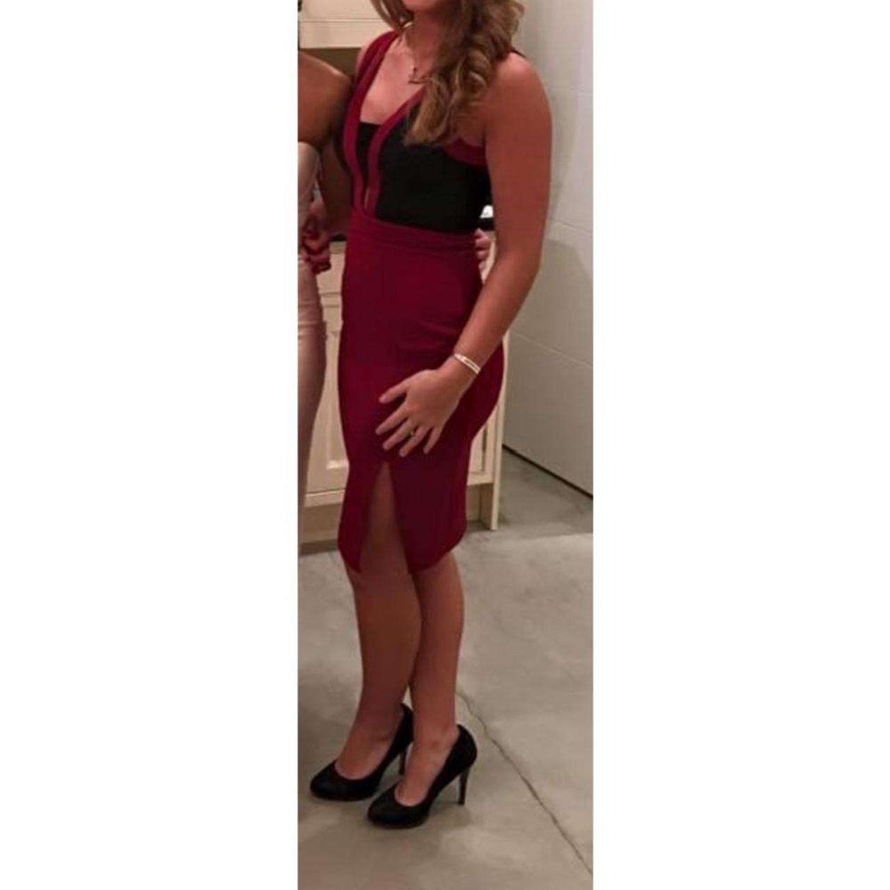 Michelle Keegan Lipsy Burgundy Dress Lipsy Michelle Keegan