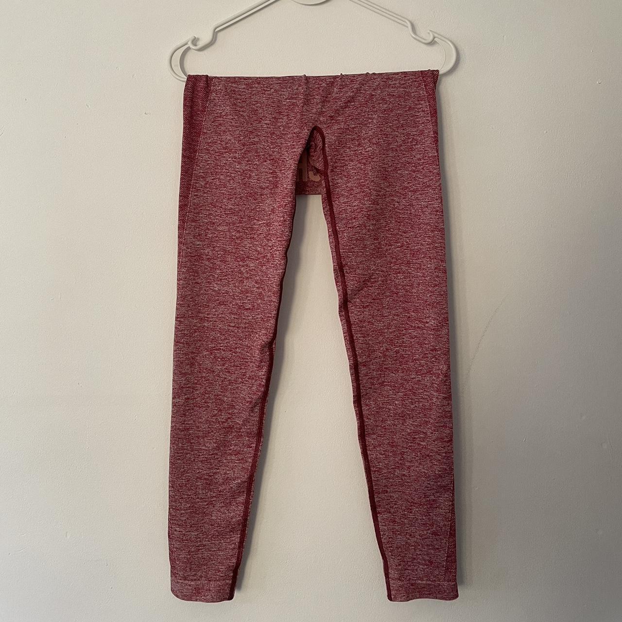 gymshark flex burgundy leggings ❤️‍🔥 high-waisted and - Depop