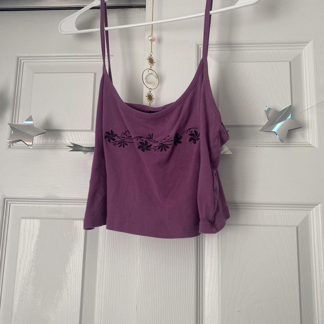 Y2K CAMI TOP 💜 cute vintage y2k 2000s pastel purple - Depop