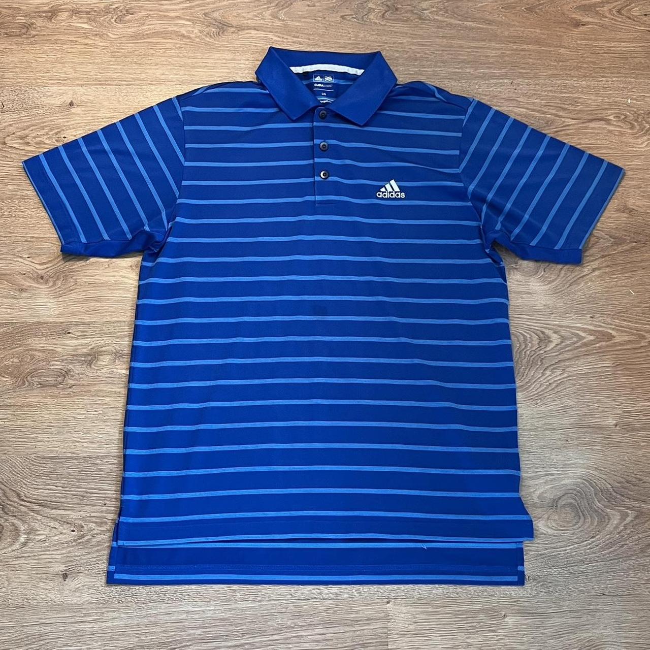 Adidas Men's Blue Polo-shirts | Depop