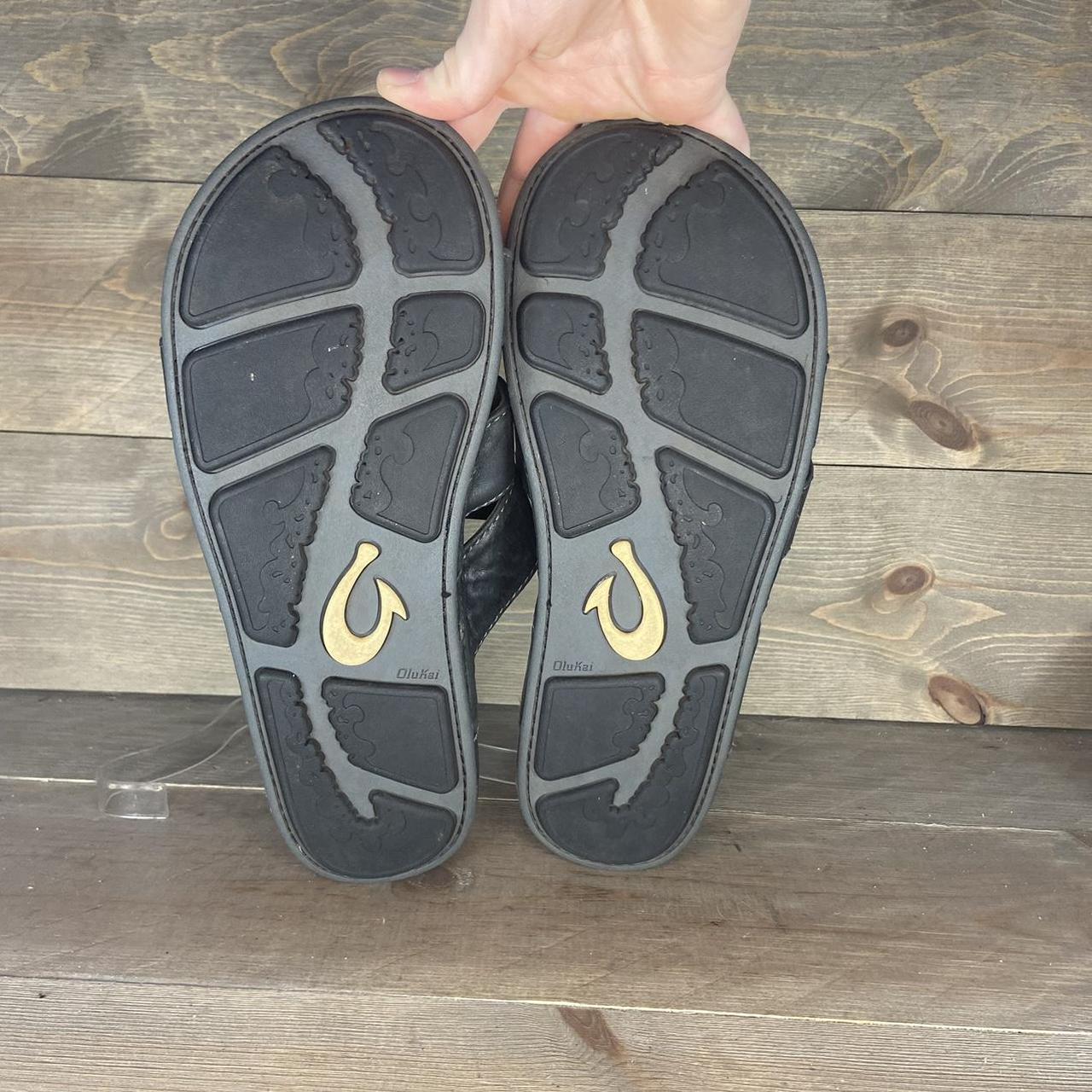 Olukai Kaupe’A leather sandals Mens size... - Depop
