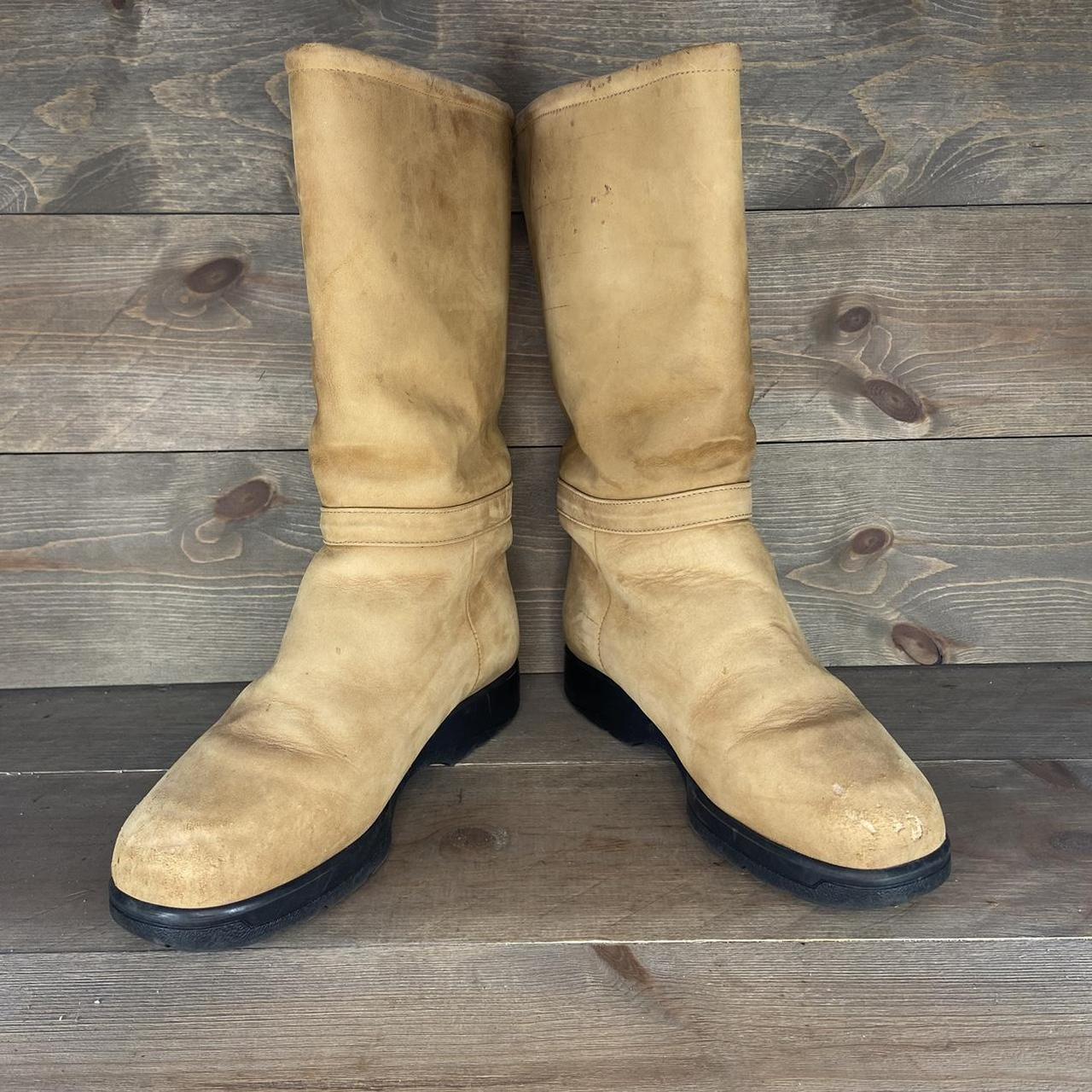 L.L. Bean tall shearling lined winter boots Womens... - Depop