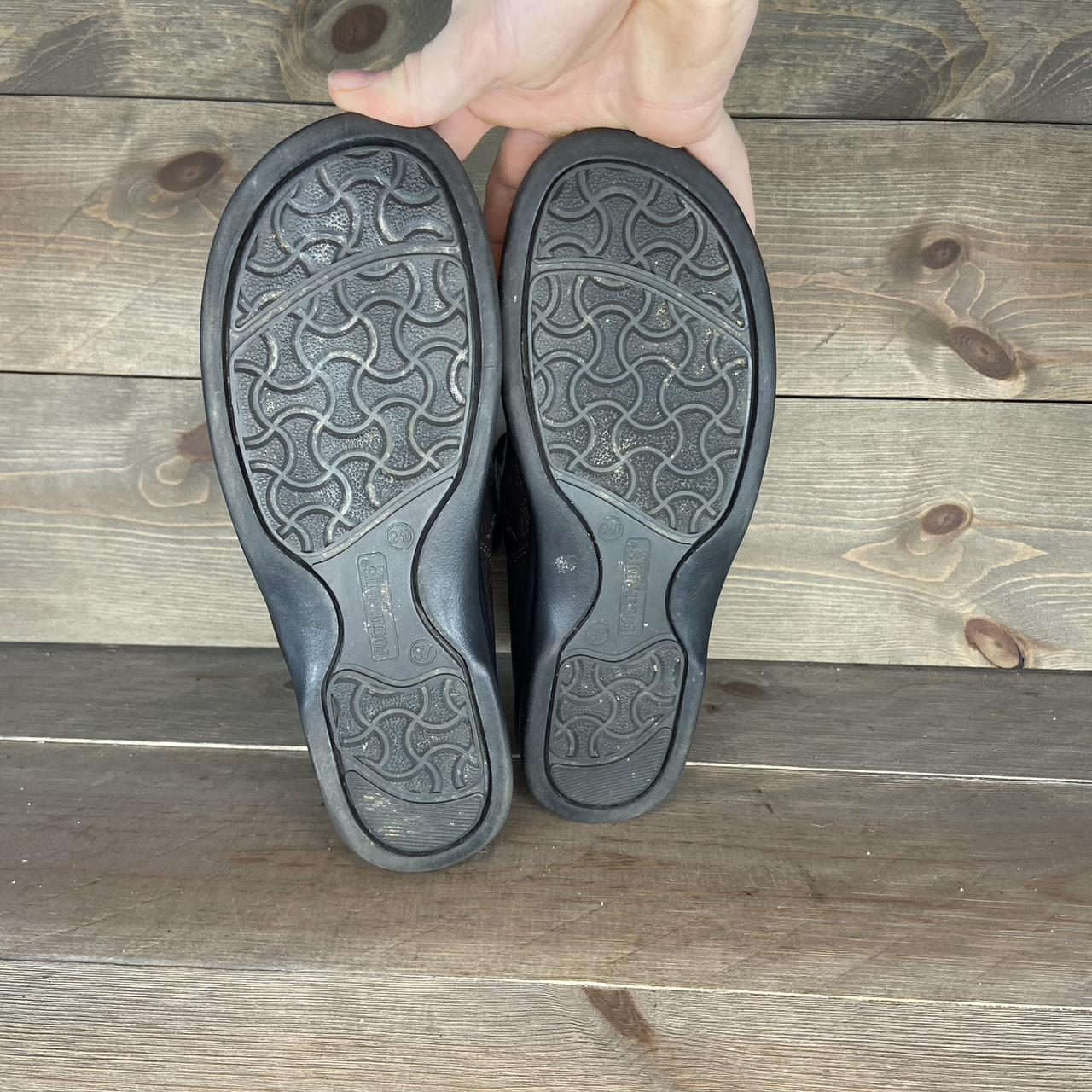 Birkenstock footprints brown leather ankle... - Depop