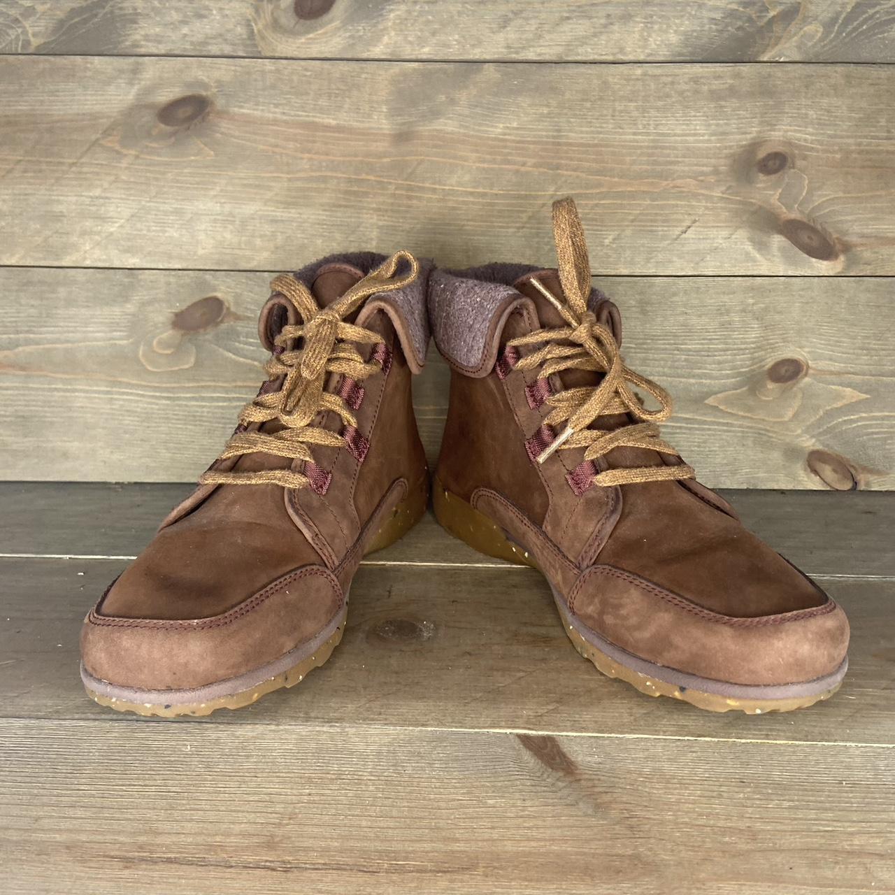 Chaco Barbary Womens size 9.5 boots brown leather Depop