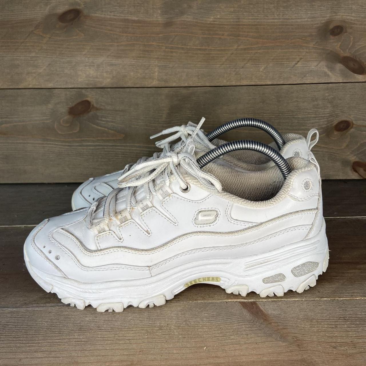 Skechers white shop shoes 2019