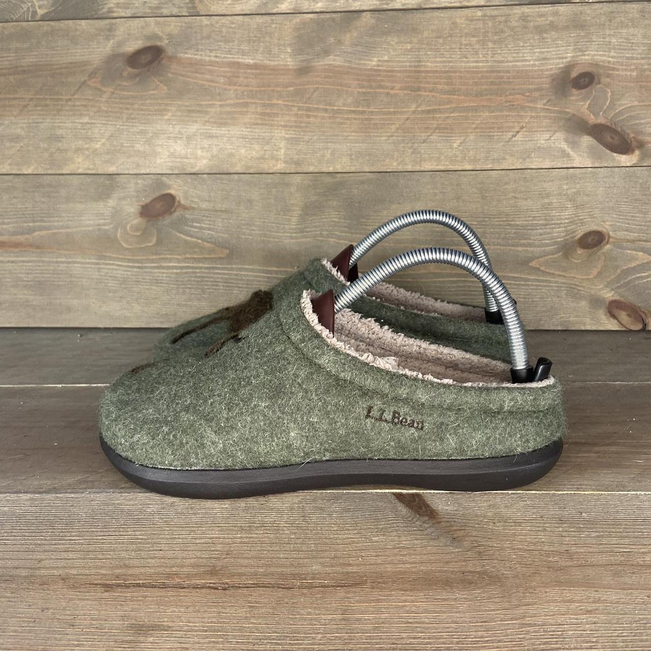 LL Bean daybreak scuff Womens size 7 slippers green Depop