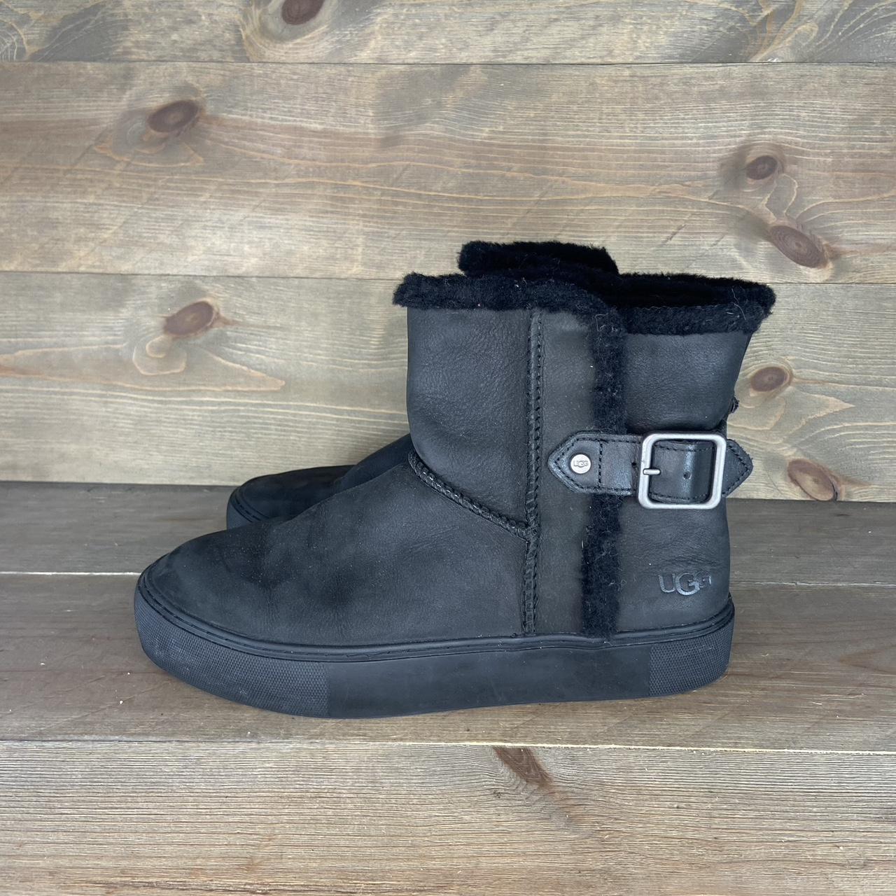 Ugg abree black on sale leather