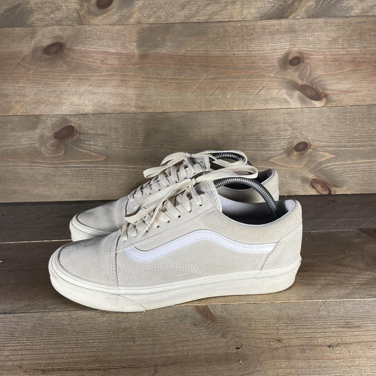 beige vans womens