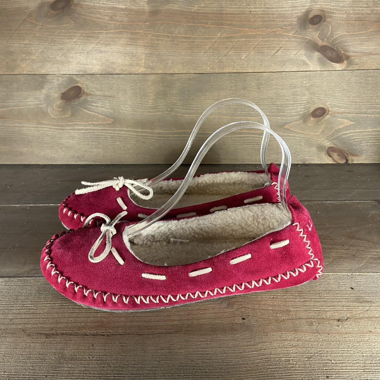 Ll bean red sales slippers