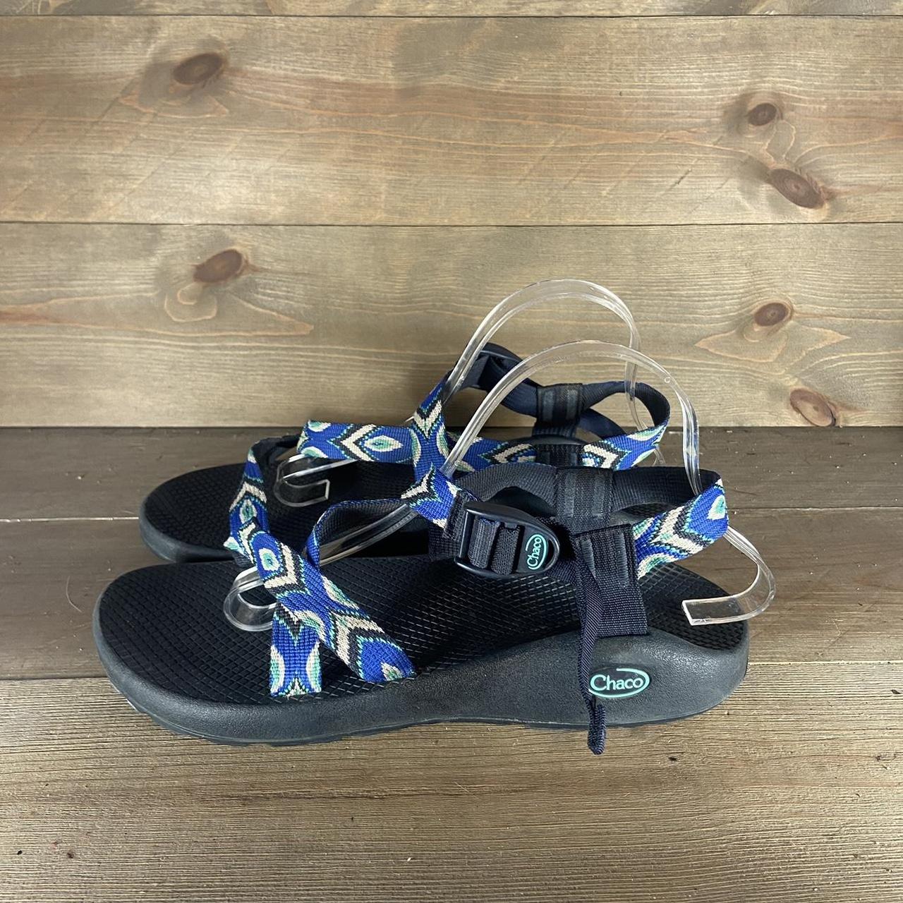 Chaco tegu Womens size 11 sandals blue black Depop