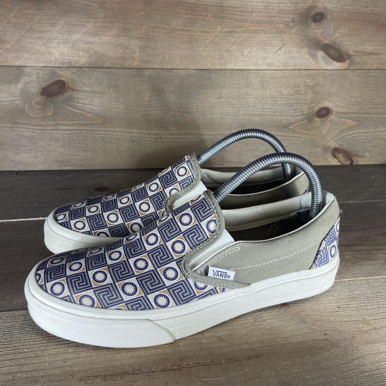 Blue slip on vans womens deals