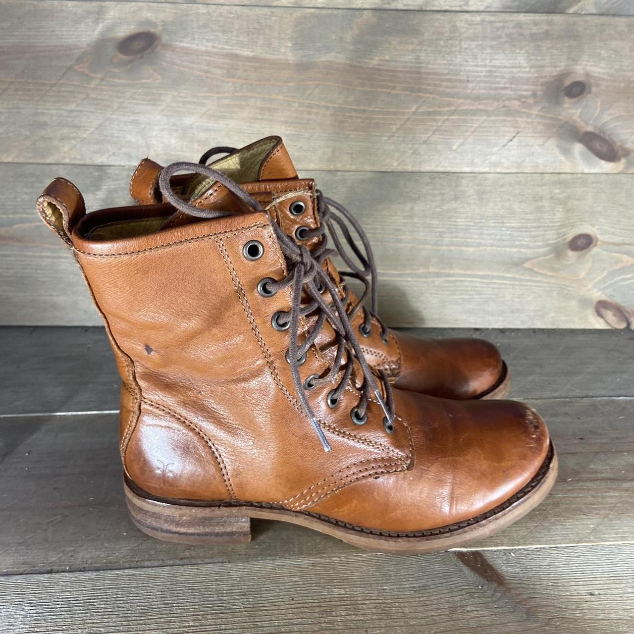 Frye veronica combat boot whiskey best sale