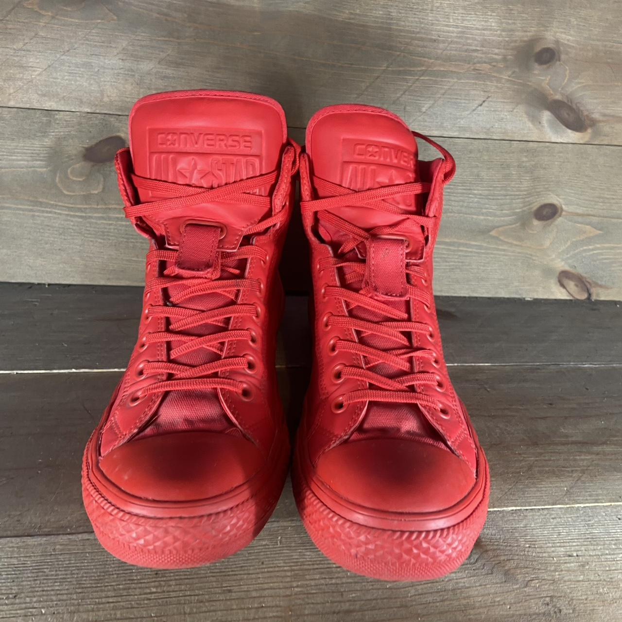 converse chuck taylor guard mens size 9 shoes red. Depop