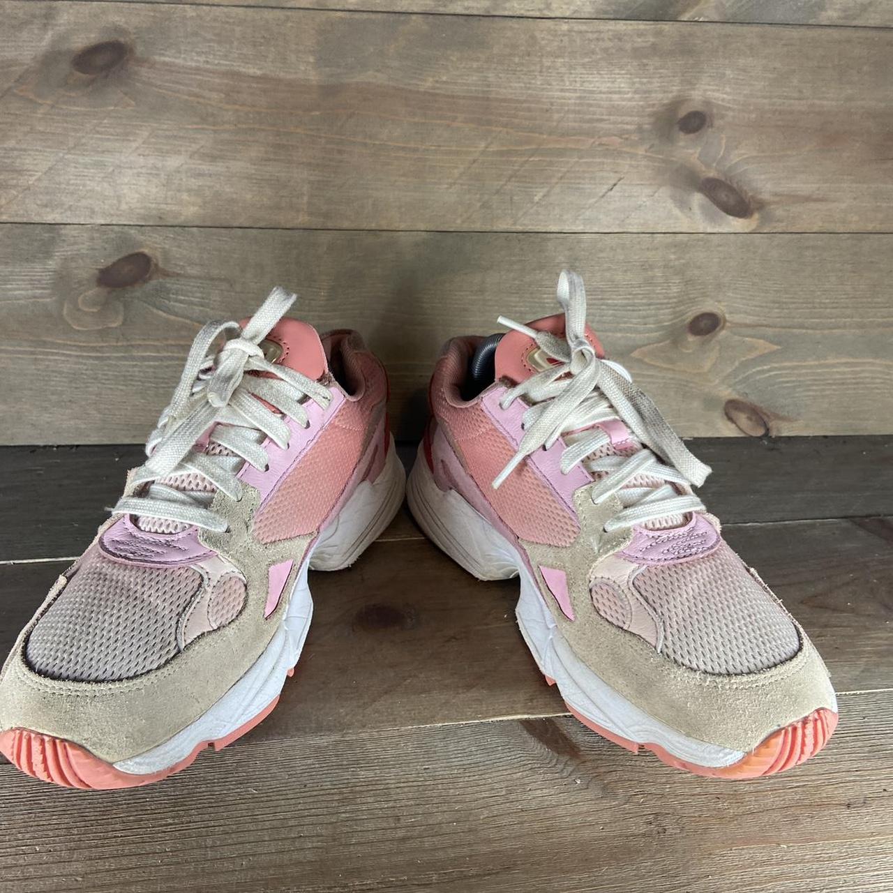 adidas originals falcon womens size 8 shoes pink | Depop