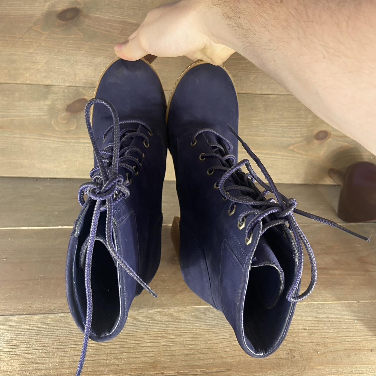 Timberland fashion glancy blue