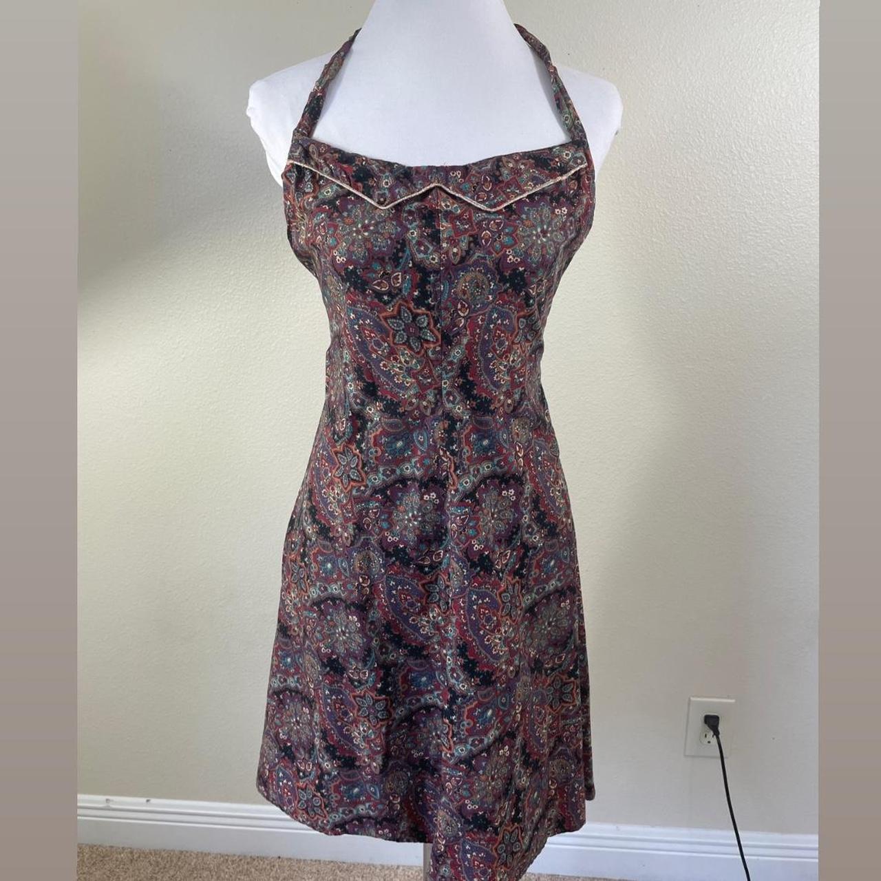 The prettiest whimsical halter dress Size small-... - Depop
