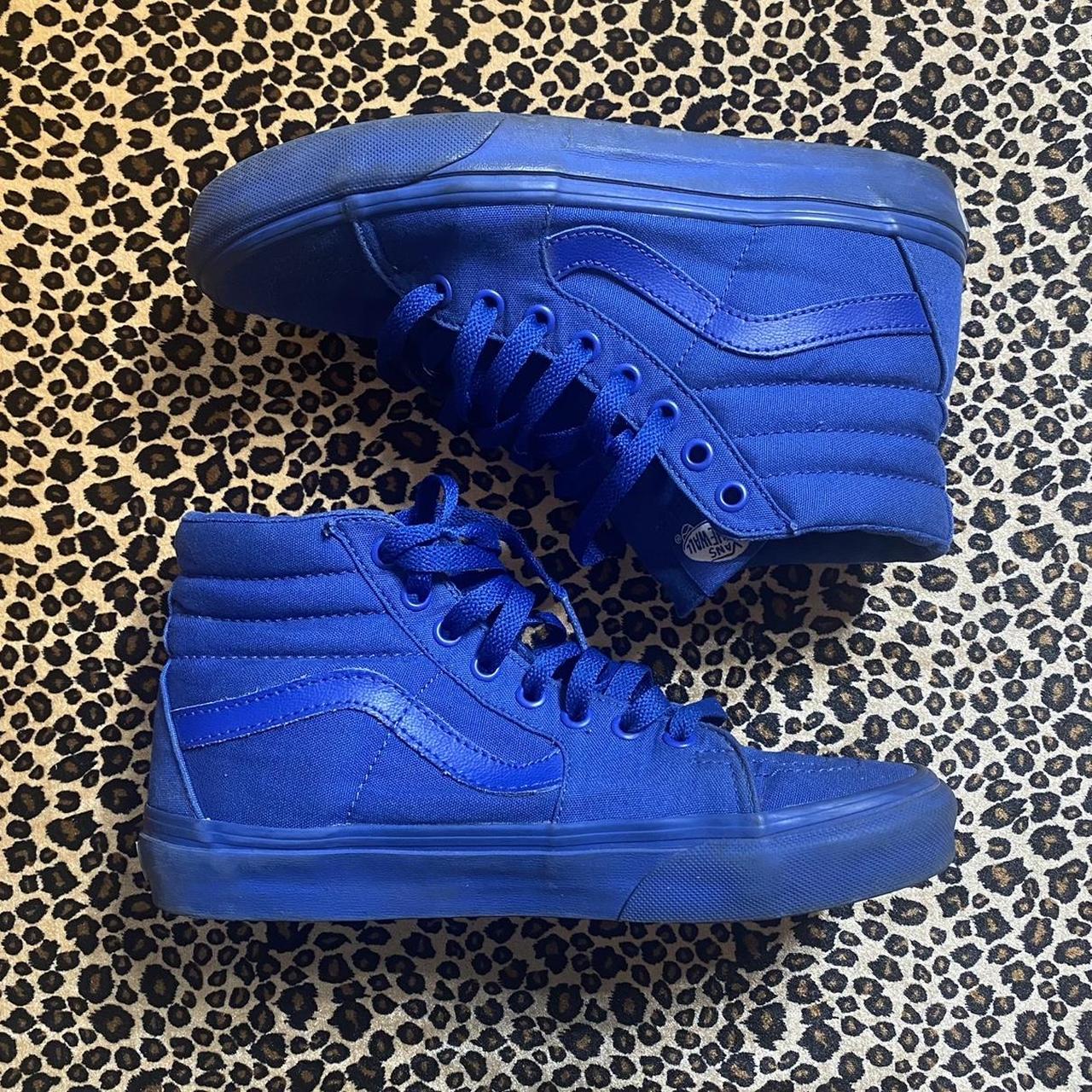 royal blue vans shoes