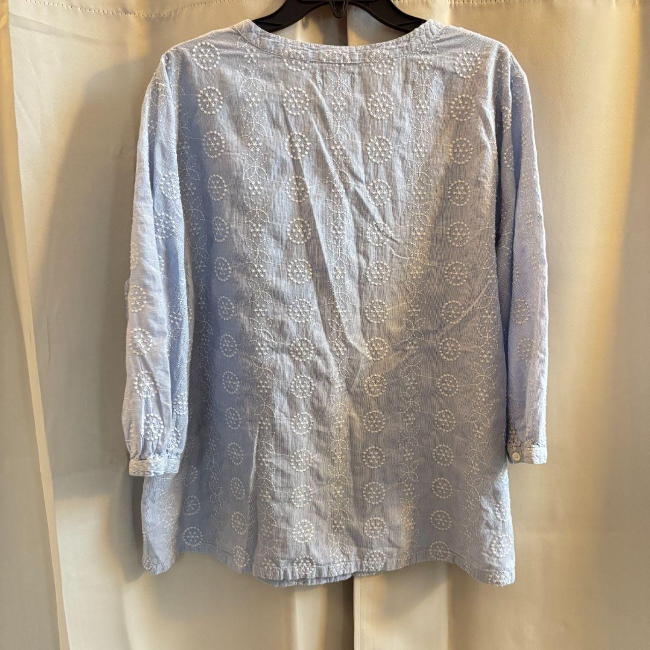 Basic Editions Women's Blouse - Blue – Basic Edit… - image 2