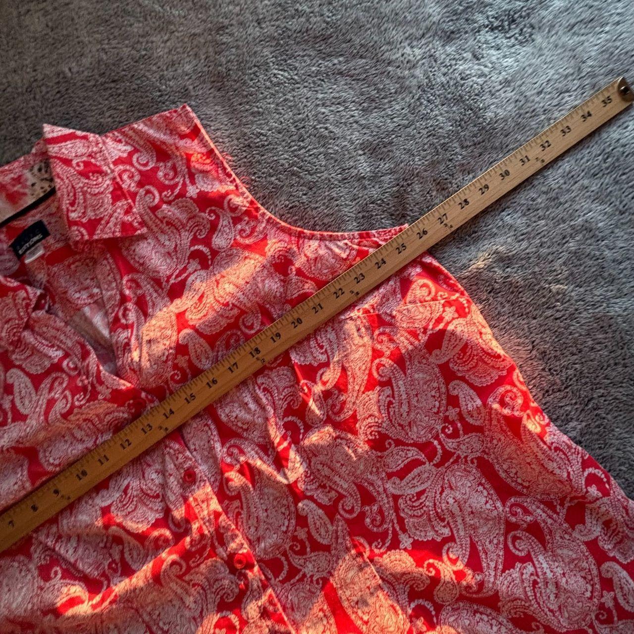 Basic Editions Women's Blouse - Orange – Basic Ed… - image 5