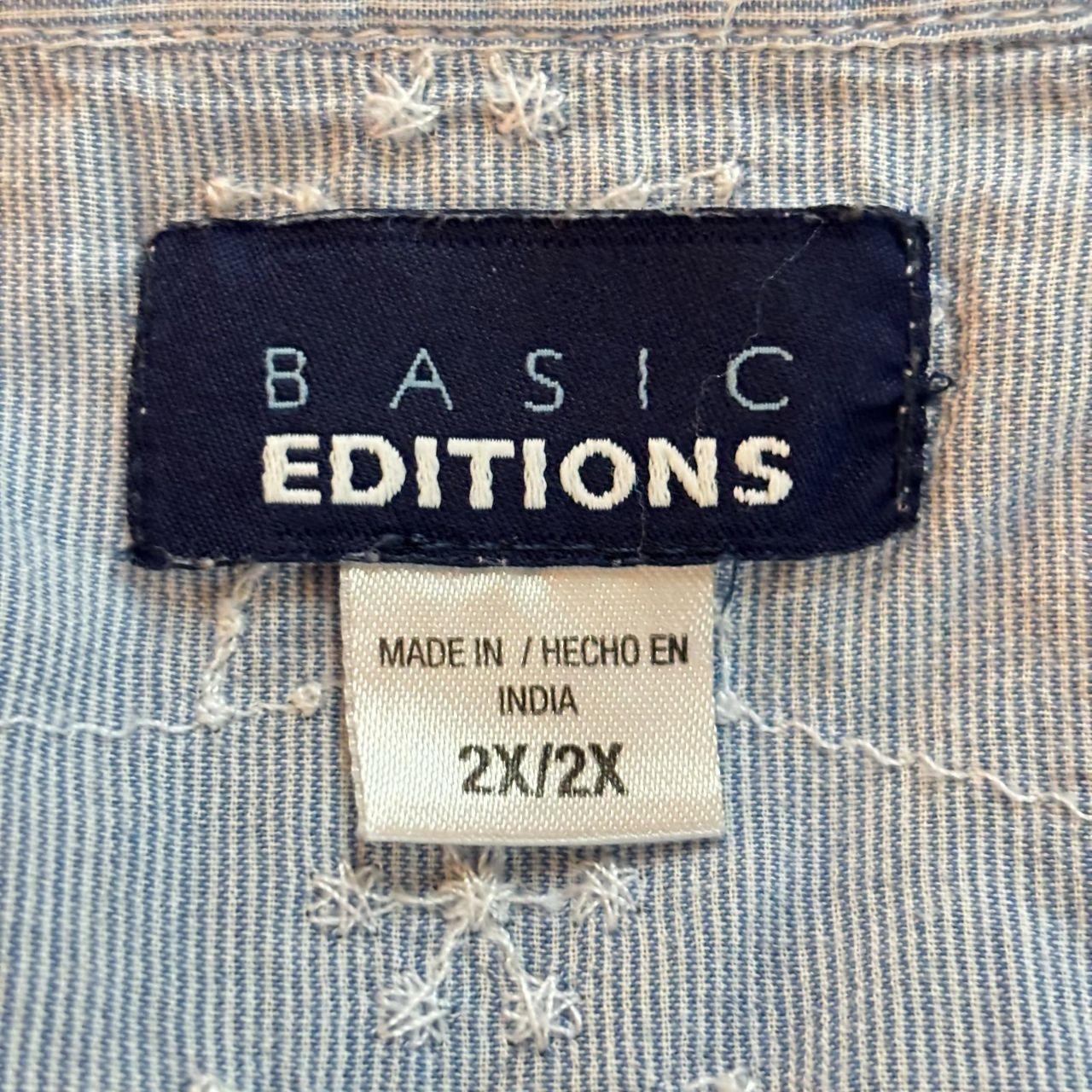Basic Editions Women's Blouse - Blue – Basic Edit… - image 3