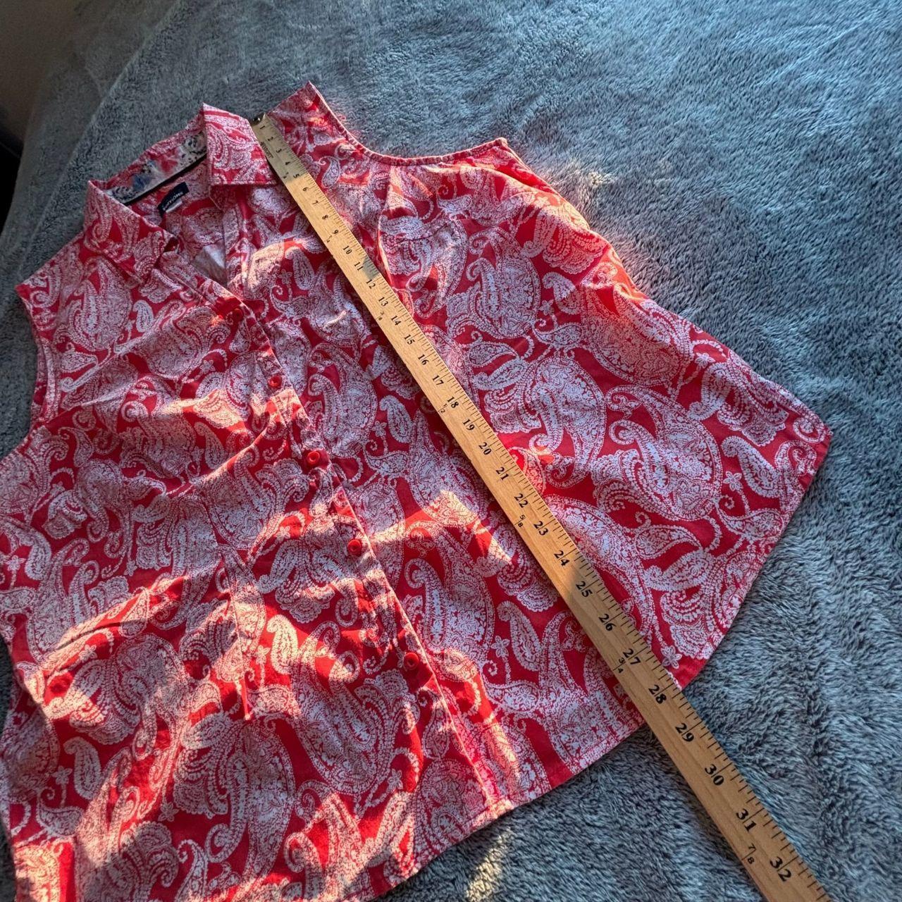 Basic Editions Women's Blouse - Orange – Basic Ed… - image 6