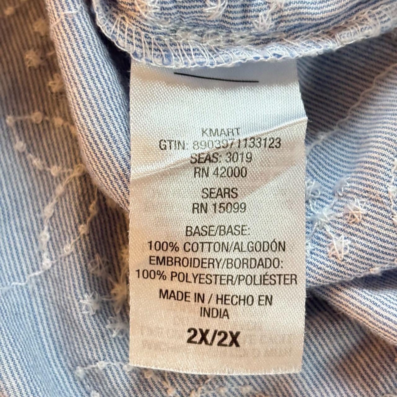 Basic Editions Women's Blouse - Blue – Basic Edit… - image 7