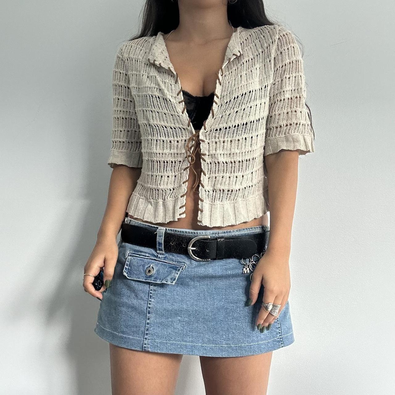 River island sales crochet top