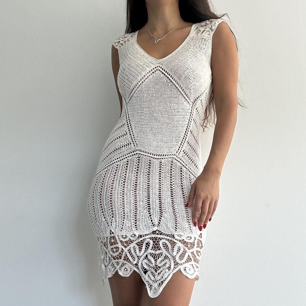 Karen millen crochet dress best sale