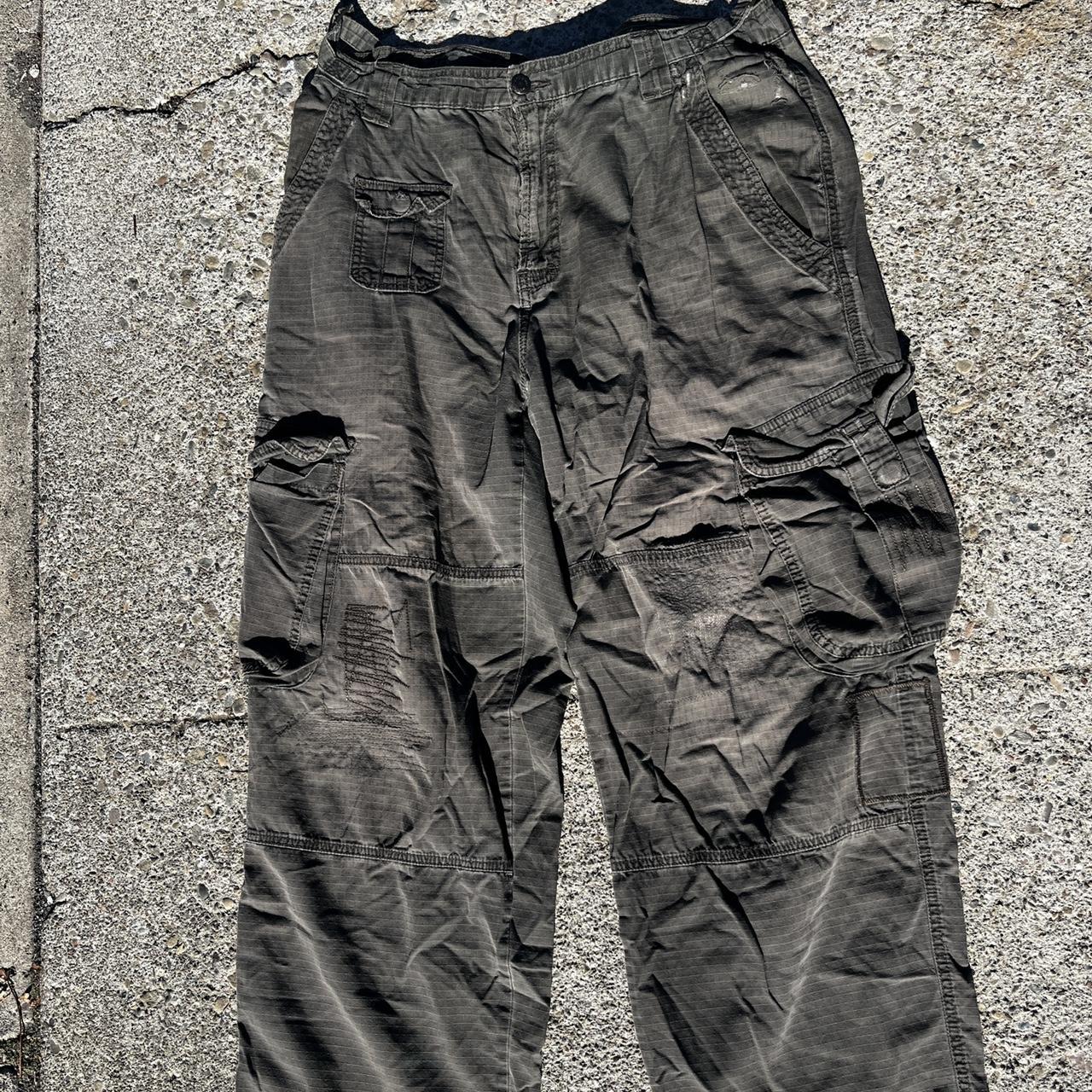 Vintage Calvin Klein cargo pants! Light fabric... Depop