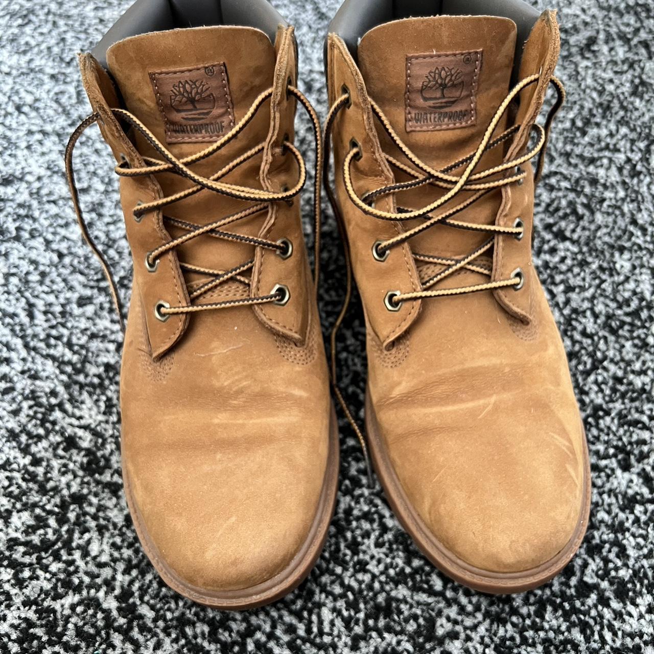 Worn store timberland boots