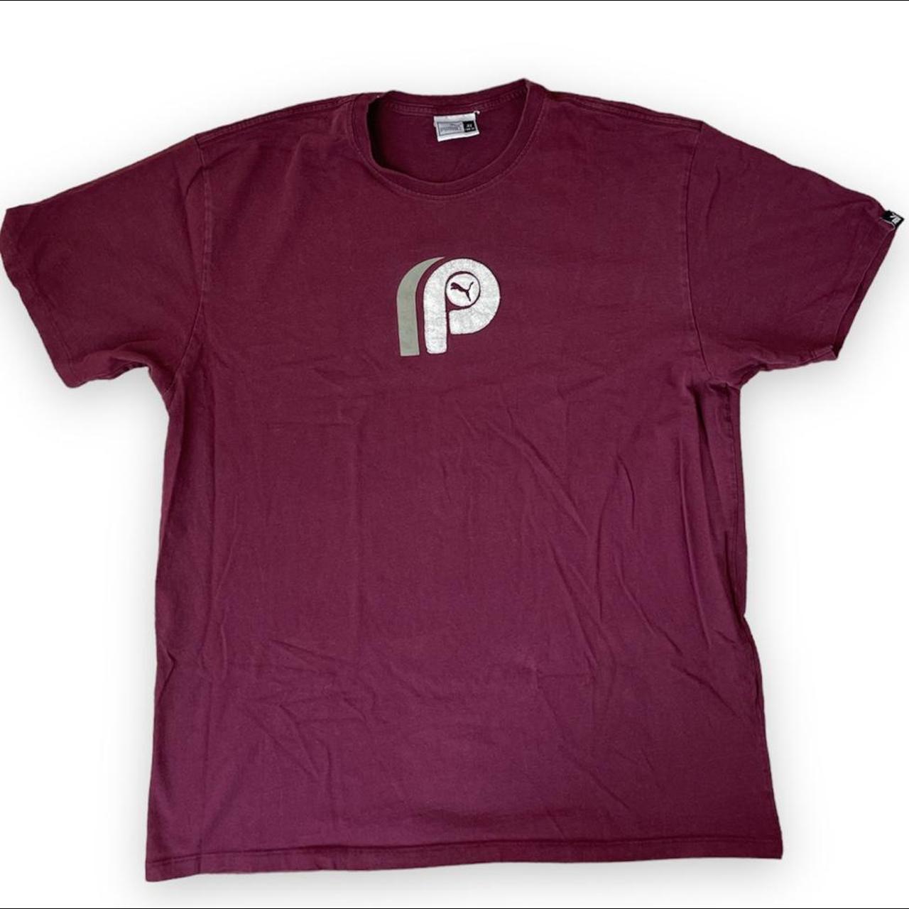 Puma maroon t store shirt