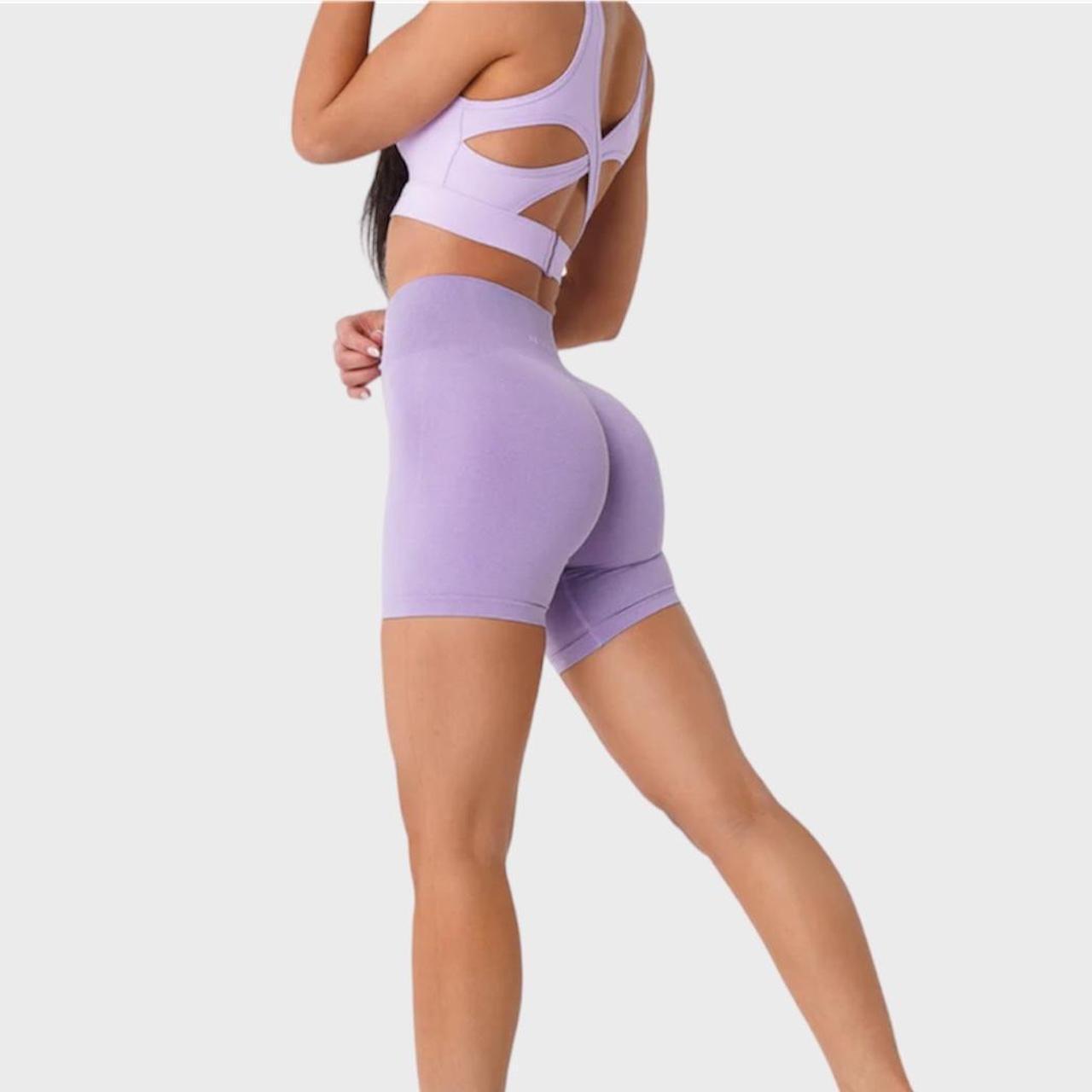 Alphalete Women's Purple Shorts (3)