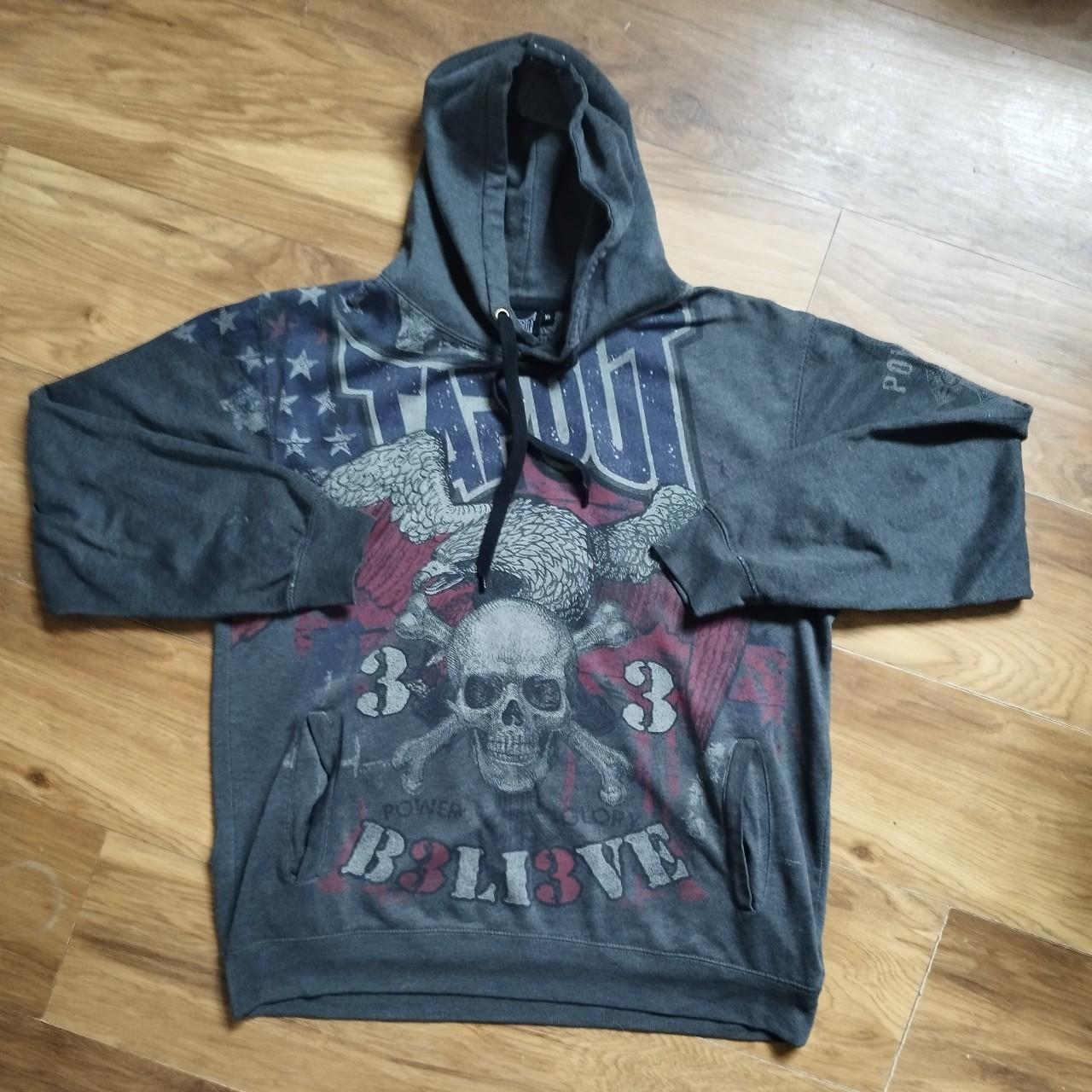 Tapout hoodie size xl used condition not perfect... - Depop