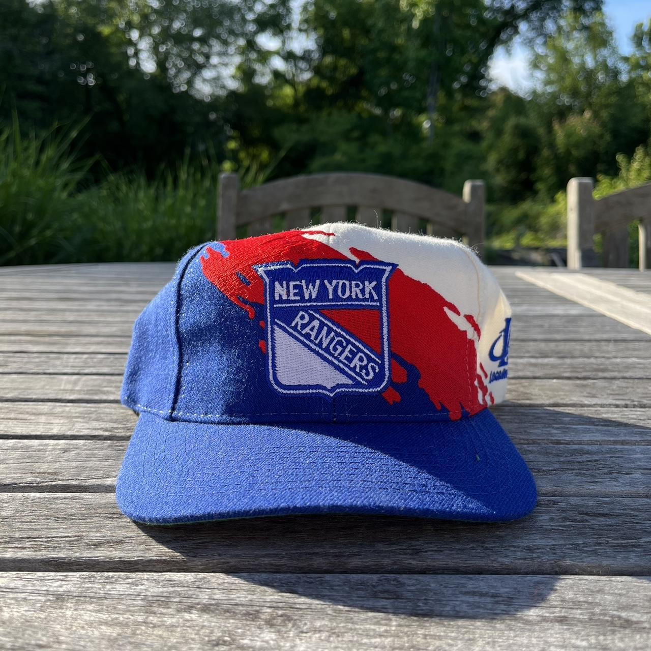 Vintage 90s New York Rangers logo athletic splash | Depop