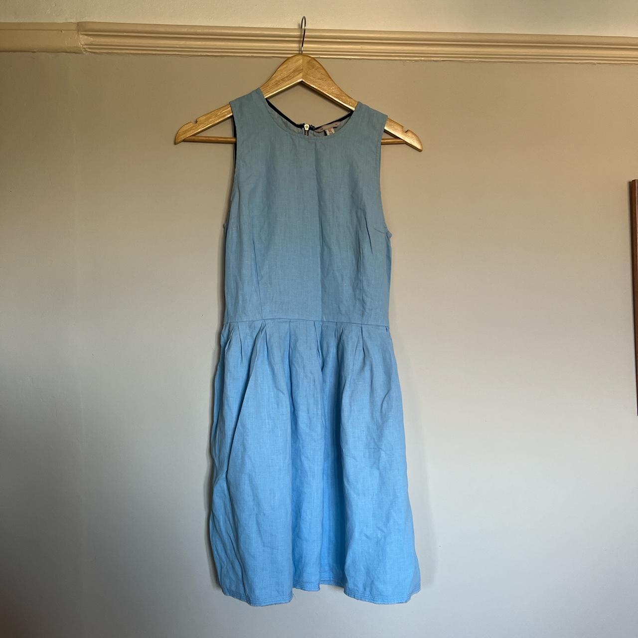 Gap linen dress. Well loved but great condition. - Depop