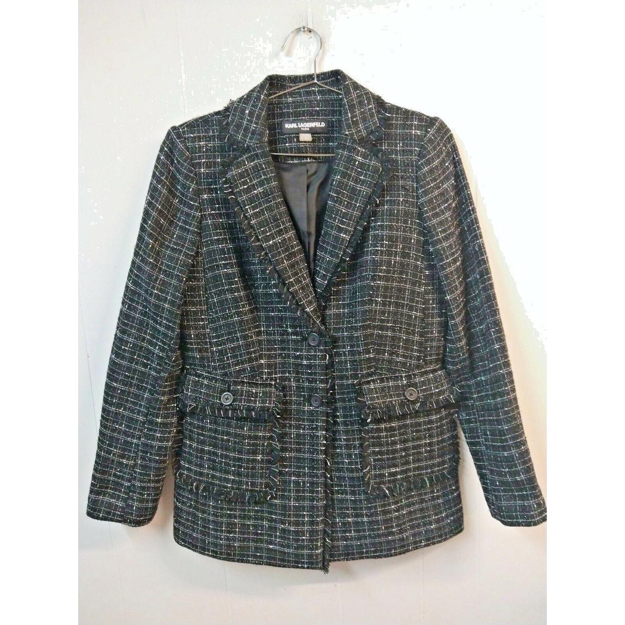 Karl lagerfeld tweed jackets hotsell