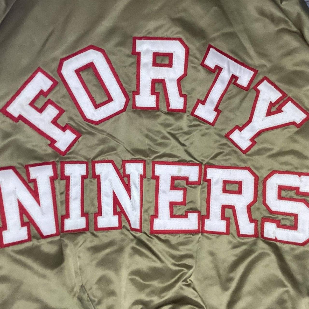 1980s San Francisco 49ers satin jacket Few marks - Depop