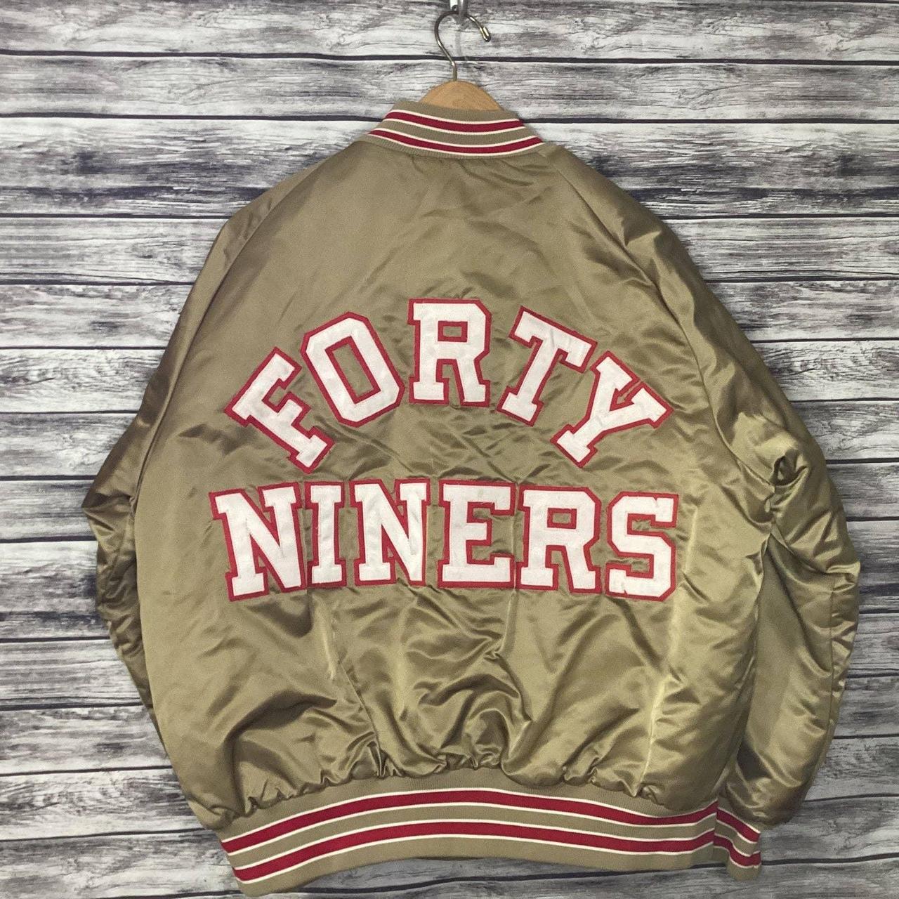 vintage 49ers satin jacket