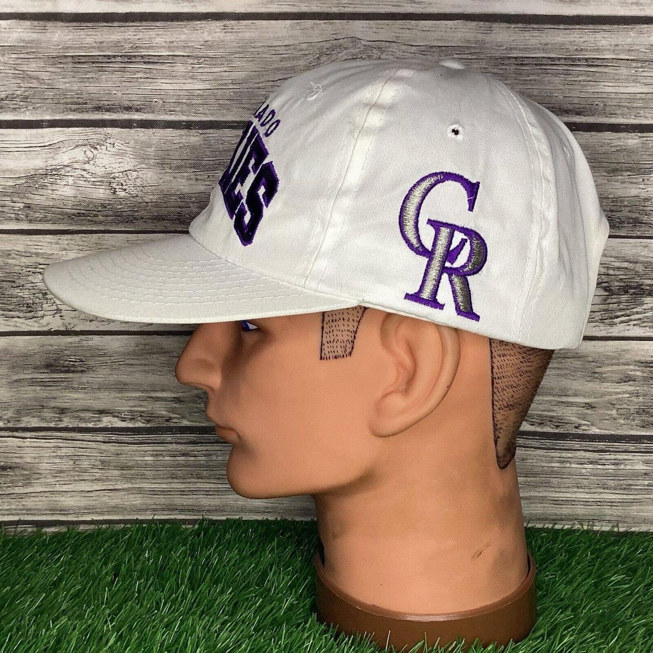 Vintage Logo 7 Colorado Rockies snapback hat in - Depop