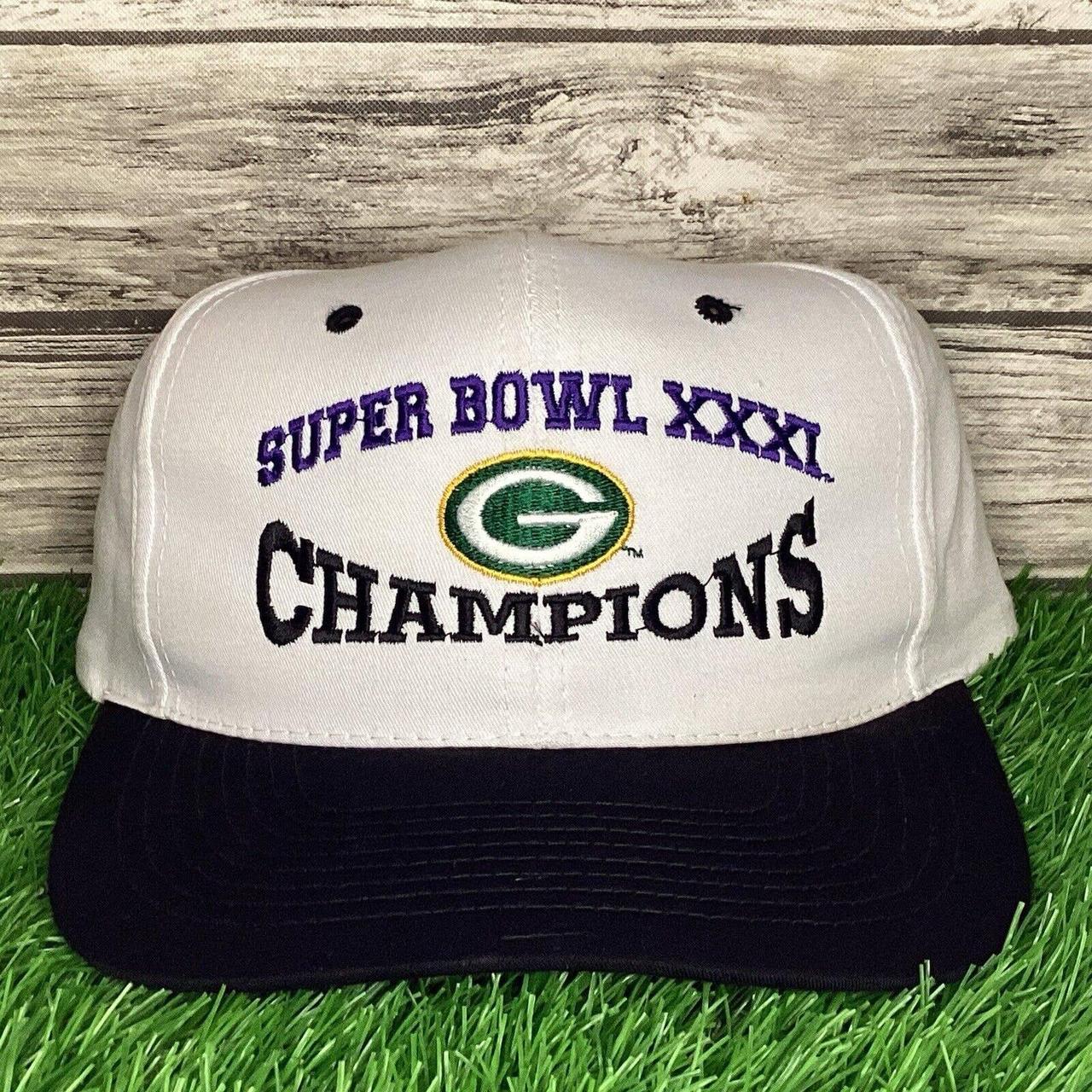 Green Bay Packers Super Bowl Champions XXXI Hat - Vintage Snapback