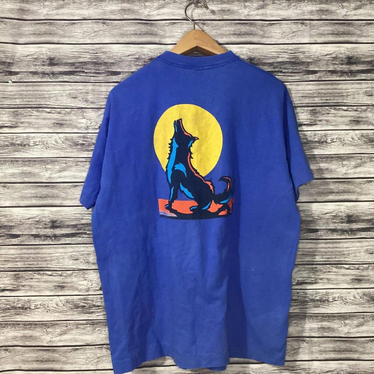 Vintage Marlboro Coyote Shirt Mens XL Blue Desert... - Depop