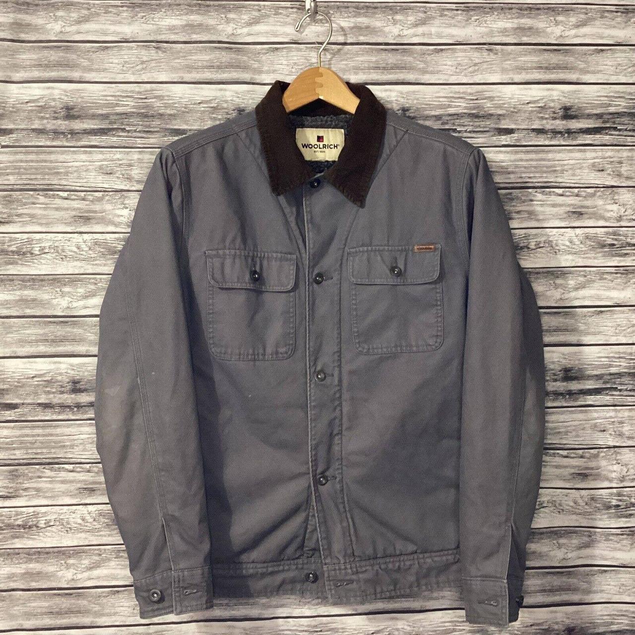 Woolrich canvas sale sherpa jacket