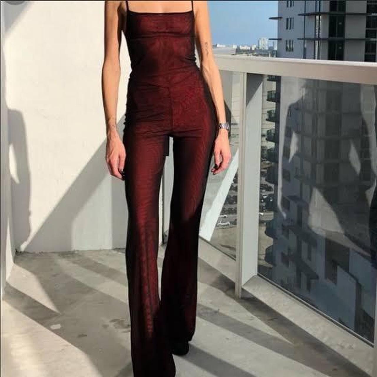 I.AM.GIA Scorpio Jumpsuit in Red/Black discontinued... - Depop