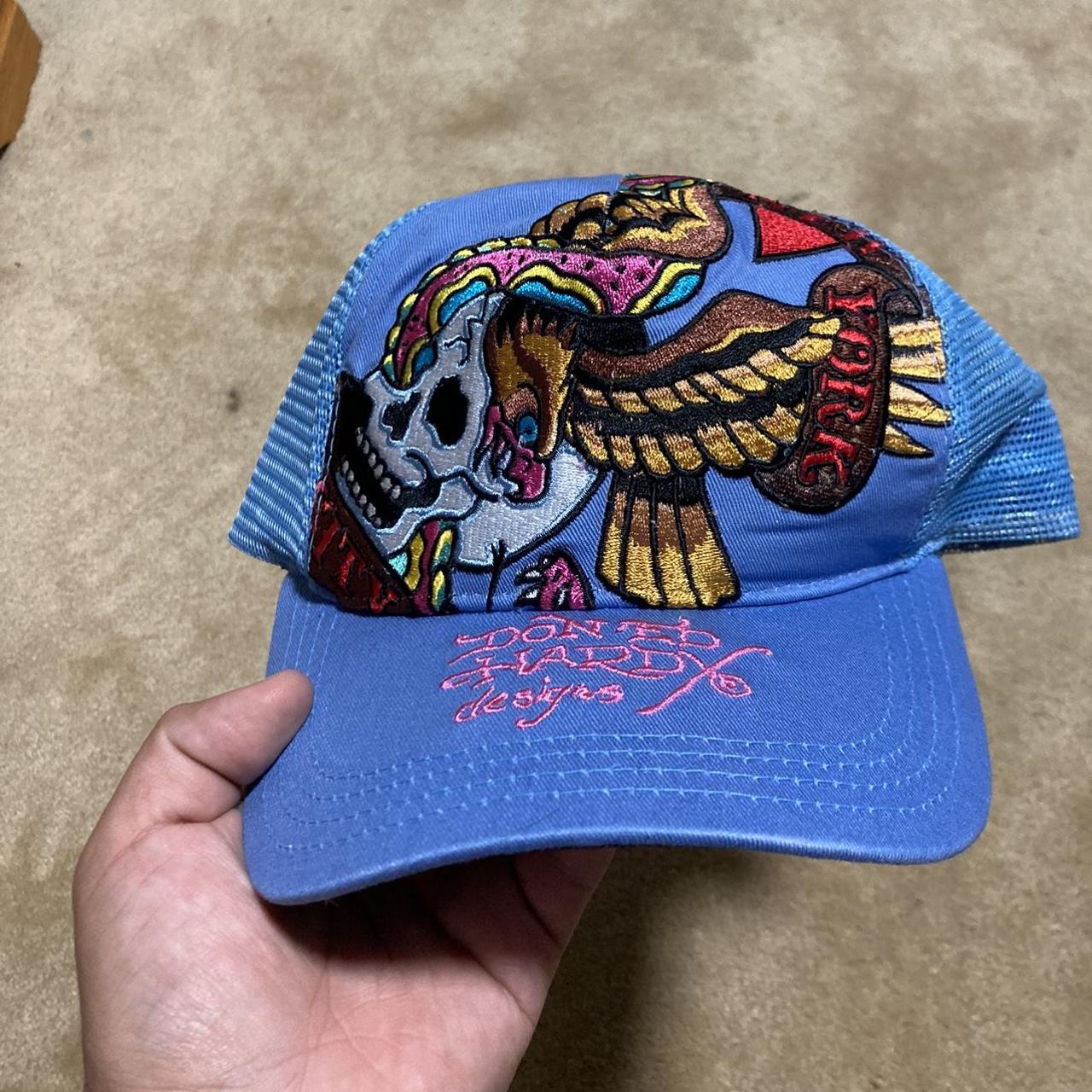 Ed Hardy Men S Hat Depop   P0 