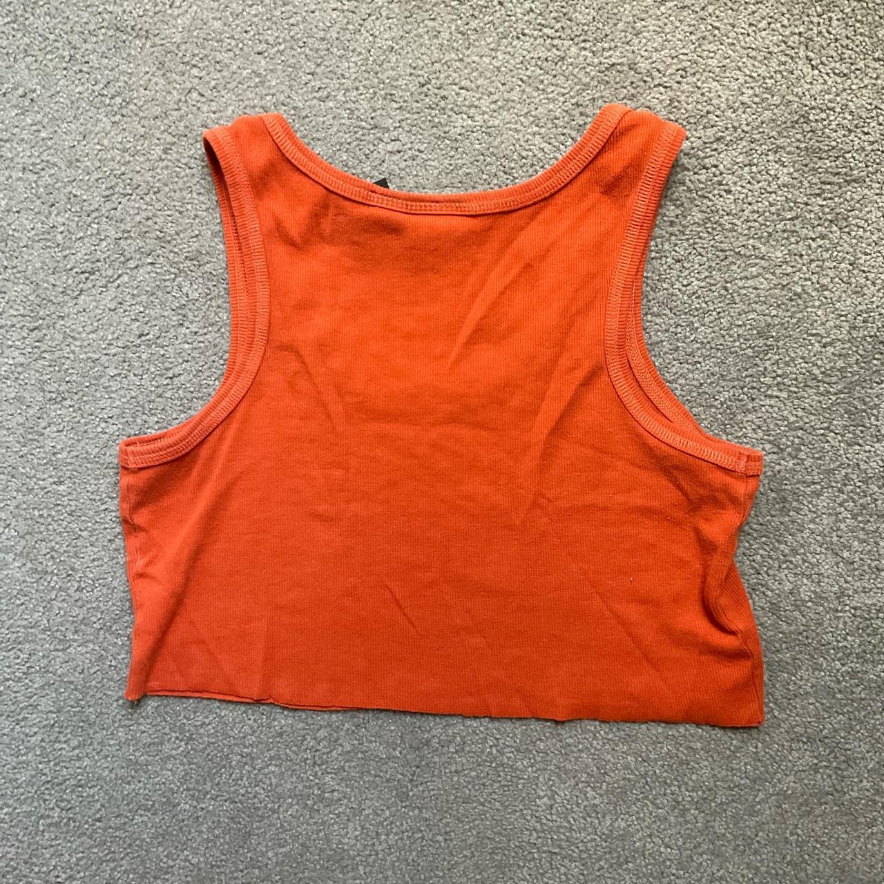 Harley Davidson Women's Orange Shirt | Depop