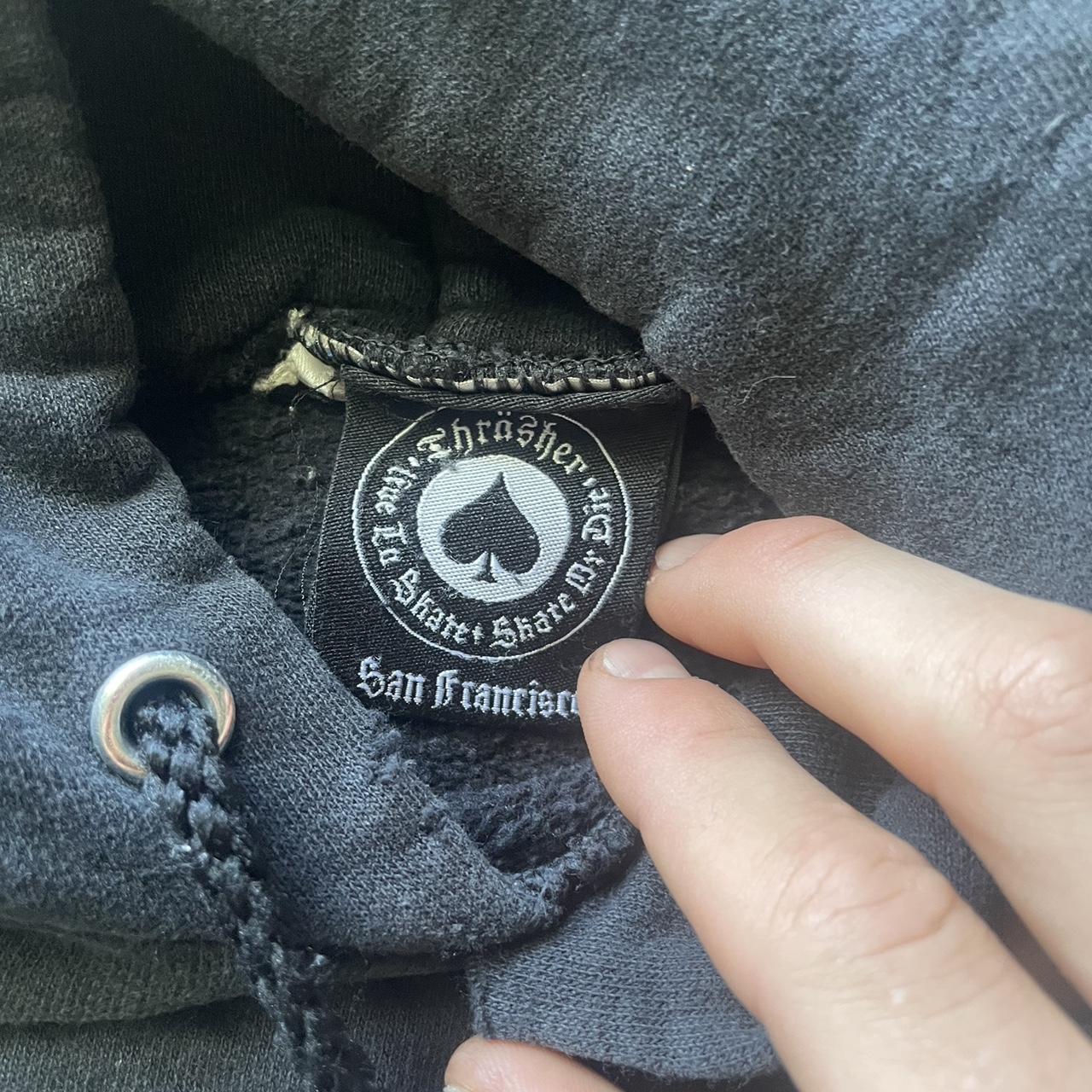 Ultra Rare XL black Thrasher X GX1000 San Francisco | Depop