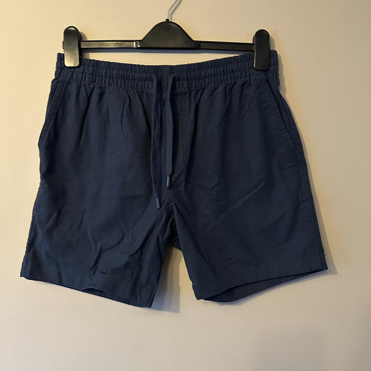 Next Men Skinny Shorts Blue Size Small - Shipping... - Depop