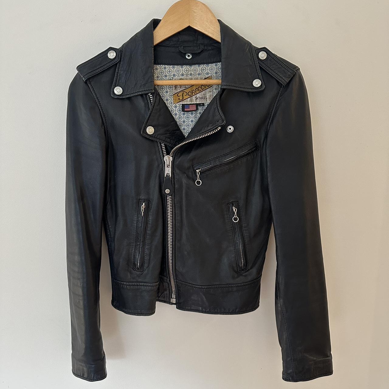 Schott Perfecto NYC Leather Jacket (Women’s) Size:... - Depop